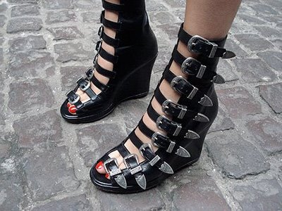 Chloe Sevigny for Opening Ceremony Buckle boots | Hey Crazy